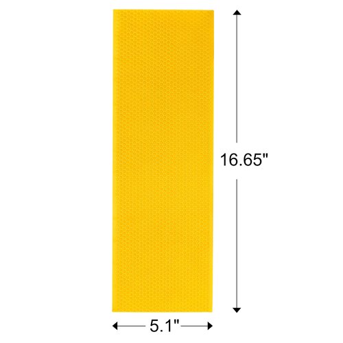 Beehive Waxed Coated Foundation Sheet,5-5/8-Inch Medium Beeswax Foundation Sheets,20 Pcs Plastic Bee Hive Foundation Sheet,Beehive Foundation Sheet Fit Medium Frame Beekeeping Supply