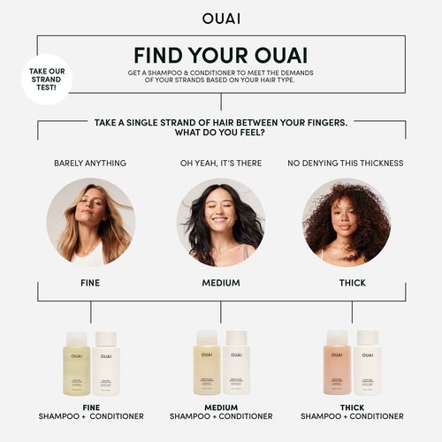 OUAI Fine to Medium Hair Treatment Masque - Hydrating Hair Mask to Help Repair Strands & Increase Shine - With Shea Butter, Keratin and Panthenol - Paraben, Phthalate & Sulfate Free (8 Fl Oz)
