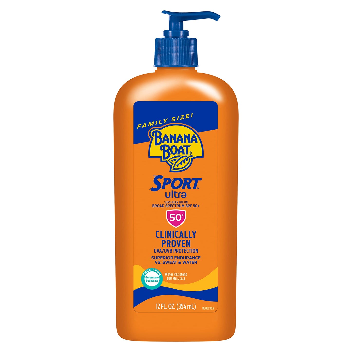 Banana Boat Sport Ultra SPF 50 Sunscreen Lotion, 12oz | Banana Boat Sunscreen SPF 50 Lotion, Oxybenzone Free Sunscreen, Sunblock Lotion Sunscreen, Family Size Sunscreen, 12oz