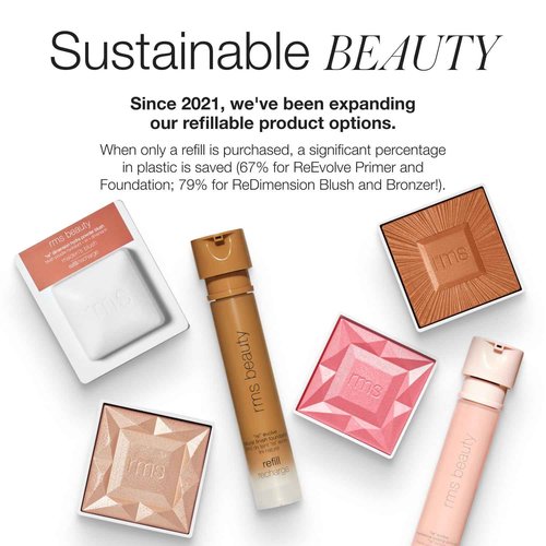 RMS Beauty Redimension Hydra-Bronzer Cream Bronzer & Highlighter | Hydrating Lightweight Formula | Medium Shade for Natural Glow & Sculpted Contour