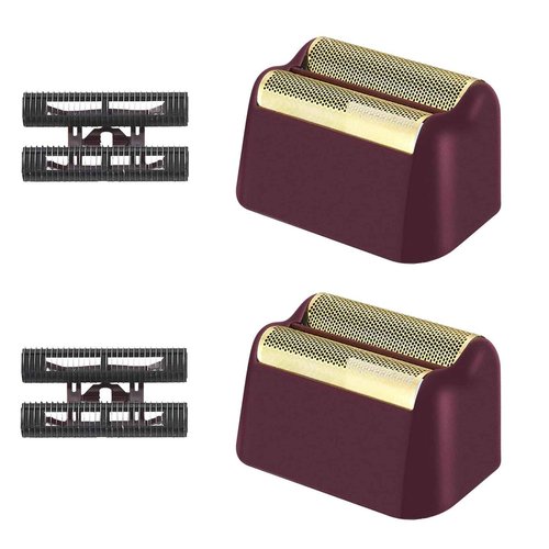 For wahl Shaver Foil Replacement, Compatible with wahl Shaver Super Close Replacement Foil Head for Shaver 07031-100, 07043 (Red 2PACK)