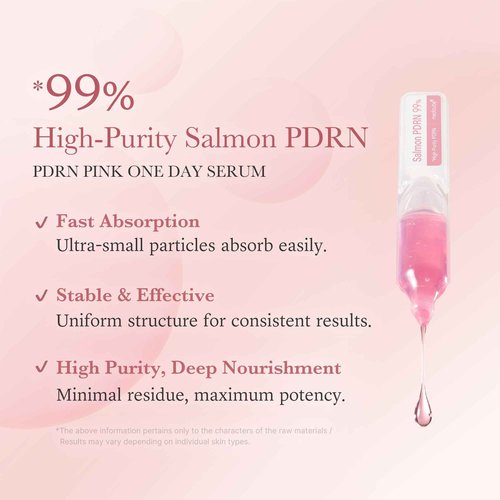 medicube Intensive Moisture & Skin Plumping Set: Salmon DNA PDRN Pink Peptide Serum and Salmon DNA PDRN Pink One Day Serum | Holiday Stocking Stuffers