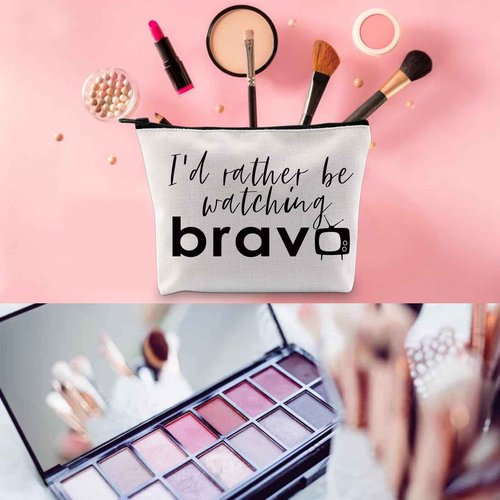 WCGXKO TV Show Inspired Zipper Makeup Bag Travel Bag for Mom Sister Best Friend Wife Aunt (bra)