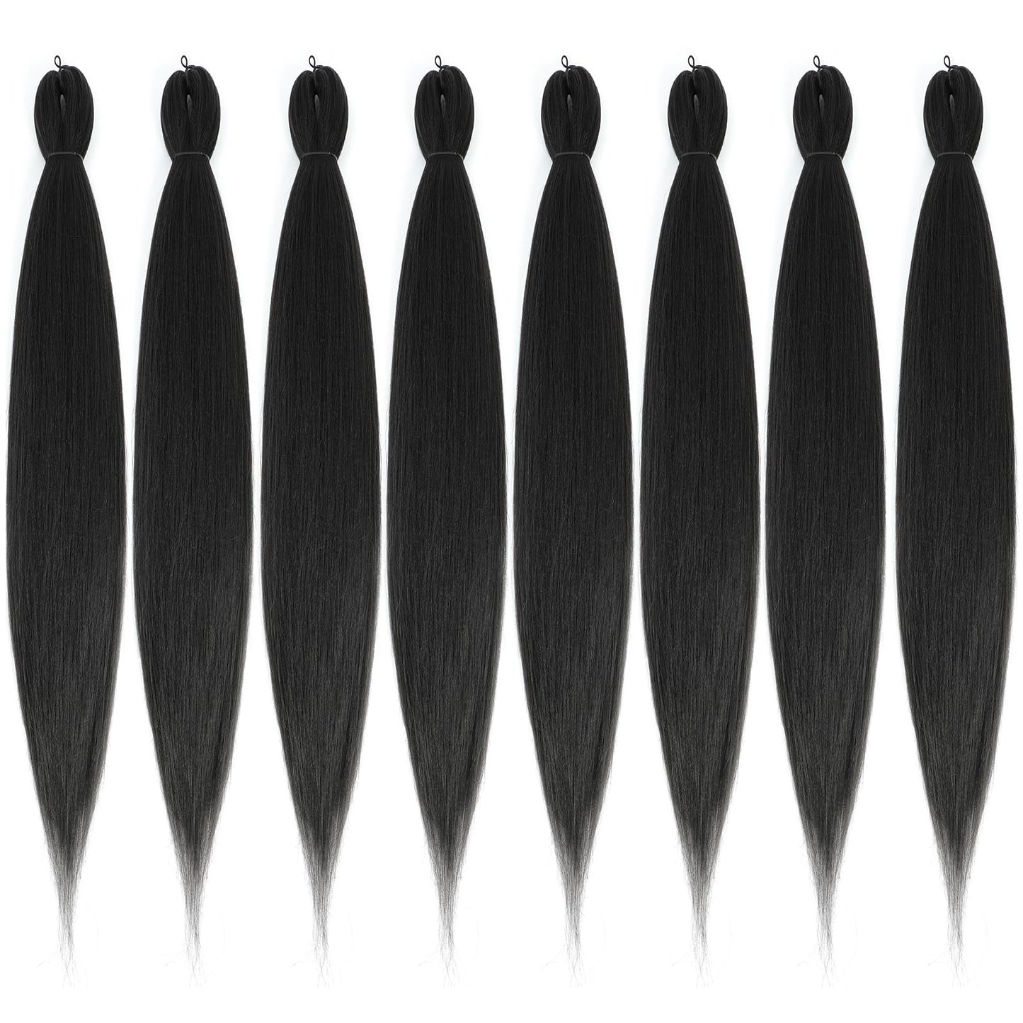 Braiding Hair Pre Stretched Long Pre Stretched Braiding Hair Extensions Braiding Hair Pre Stretched 22 Inch 8 Packs Synthetic Braiding Hair Extensions For Braids (22inch,2#)