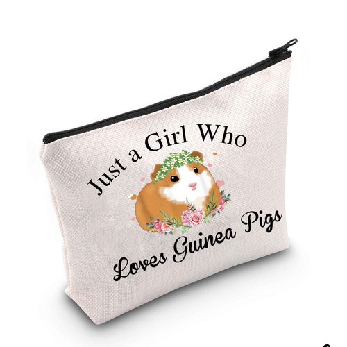MEIKIUP Guinea Pig Cosmetic Bag Guinea Pig Lover Gift Cavy Mom Gift Who Loves Guinea Pigs Makeup Bag Travel Bags (Guinea Pig Bag)