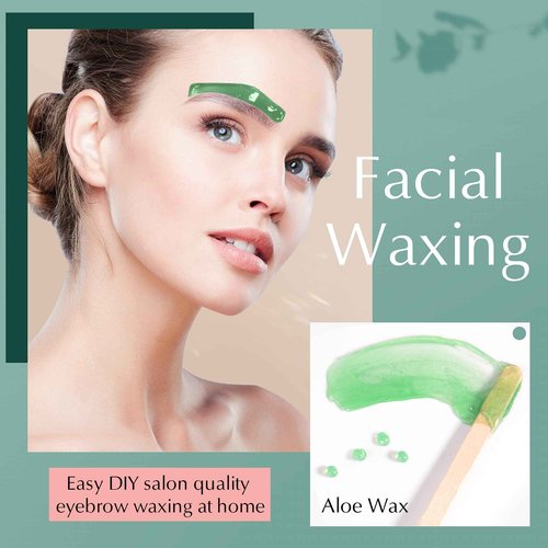 2.5lb+1lb Aloe Hard Wax Beads For Hair Removal At Home For Sensitive Skin Face Leg Eyebrow