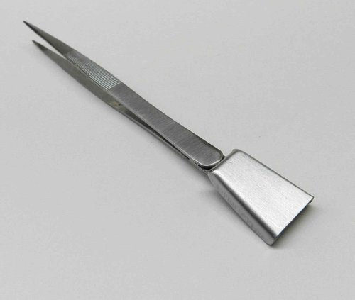 Diamond Tweezer with Scoop For Stones Bead Work Gemologist Tweezers Shovel End By JTS