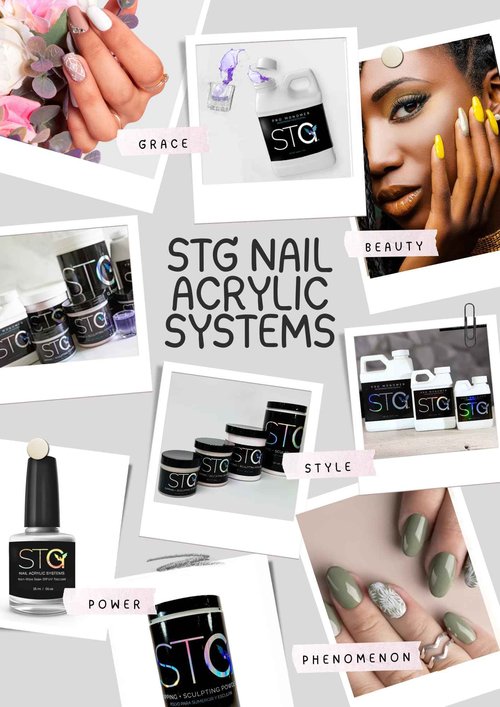 STG Acrylic Systems' Professional Grade EMA Acrylic Monomer -MMA Free, Primerless, Non-Yellowing Nail Sculpting Liquid (Monómero Acrílico), Purple, 16oz
