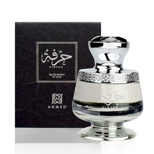 AHMED HIRFAH EDP 75mL Oriental Unisex Perfume with Incense, Aromatic Herbal, Tinctures and Balms. Features Amber, Musk, Sandalwood, Oud and Patchouli Accord