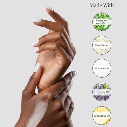 Aloette Lavender Body Cream, Rest & Restore - Moisturizing Cream for Dry Skin - Niacinamide-Infused Body Lotion with Shea Butter, Aloe Vera - Soothing & Rejuvenating Moisturizer for a Radiant Glow