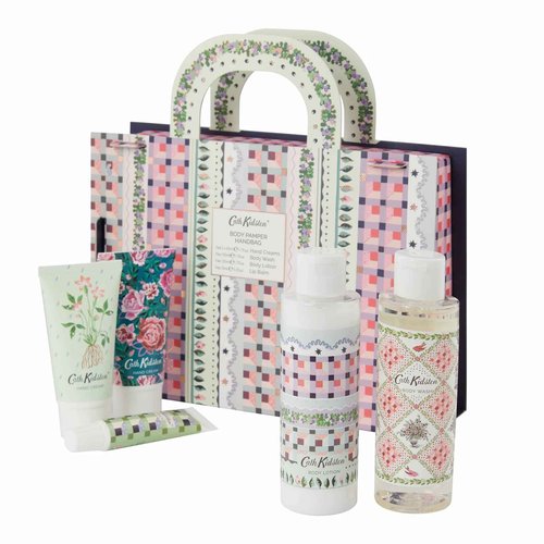 Cath Kidston Roots & Raindrops Body Pamper Hamper Handbag Gift Set