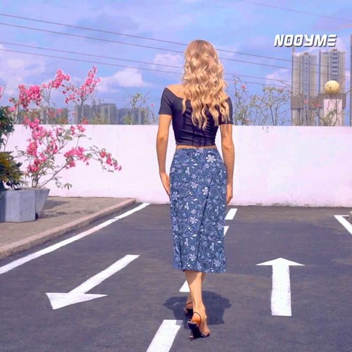 NOOYME 28" Skorts for Women with 3 Pockets Modest Knee Length Athletic Midi Skirts (Medium,Navy)