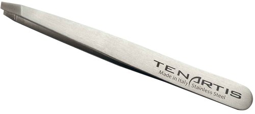 Slant Hair Tweezers Stainless Steel - Tenartis Made in Italy