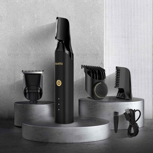 Body Trimmer for Men, Includes 2 Quick Change Trimmer Heads Electric Body Groomer Shavers