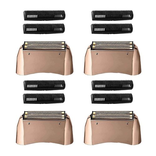 Shaver Replacement Foil and Cutters compatible with andis 17220/17230 shaver ProFoil Lithium replacement, 4 counts (Rose Gold)