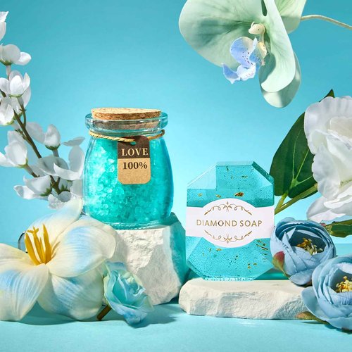 Christmas Gifts for Women Men, Birthday Gifts for Mom, Wife, Girlfriend, Sister, Anniversary Gifts for Her - Self Care Spa Gift Basket Set, Thank You Gifts for Friends, Teacher, Grandma (Jasmine)