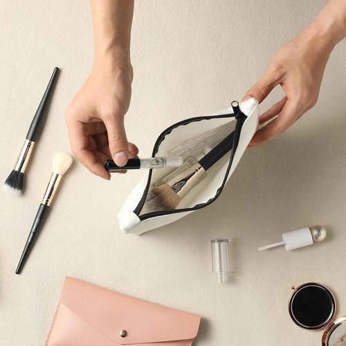 55th Birthday Gift for Women, 55 Year Old Gifts Ideas, Friendship Gifts Cosmetic Bag, 55th Birthday Gifts for Mothers Day Anniversary, Turning 55 Gifts for Grandma Cousin Sister Mom Leopard Makeup Bag