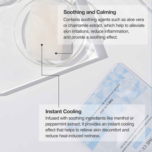 OxygenCeuticals Ceutisome CC Mask – Cooling & Hydrating Sheet Mask with Xylitol, Witch Hazel & Fermented Botanical Extracts, Soothes Heated Skin, Controls Sebum, Non-Irritating Formula(6 Sheets/1 Box)
