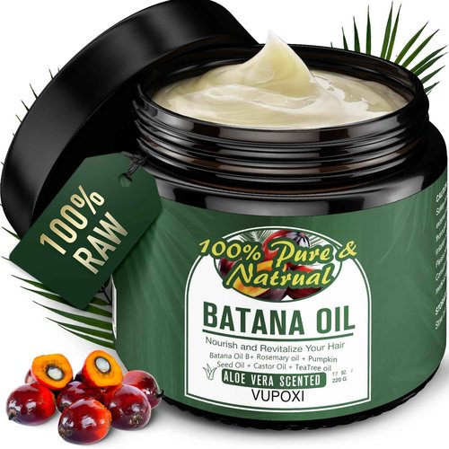 5-in-1 Batana Oil for Hair Growth | Liquid Blend with Rosemary, Pumpkin, Tea Tree, Castor Oil - 180mL (6.3 fl.oz)