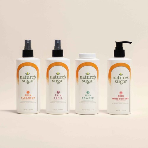 Nature’s Sugar Skin Tonic – Hydrating Toner Spray for Face and Body – Pre and Post Sugaring Skincare for Women and Men – Soothing Sensitive Skin, Balancing, Moisturizing, Pore Care – 355mL