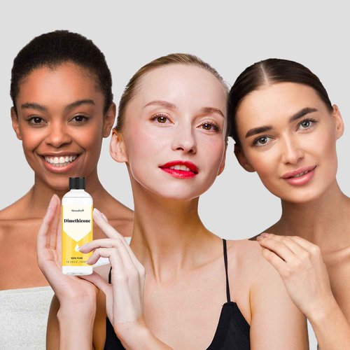 Hznxolrc 36 FL Oz（38.4 oz） Dimethicone 100% Pure, Cosmetic Grade, Suitable for Hair, Body, Skin Conditioning Products and More