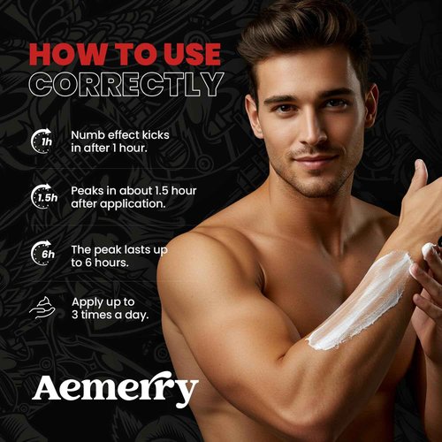Numbing Cream Maximum Strength: Extra Strength Numbing Cream - Up to 6 Hours Numbness for Multi-Purpose Use - (50ml/1.7oz)