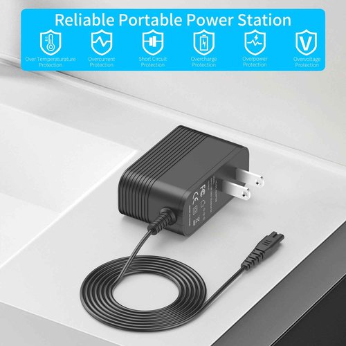 Charger for Remington Shaver for Replacement F5-5800 F5800 F5790 F4790 R5150 R6130 R-6150 MS2-390 MS3-2700 MS680 R9100 Shaver, Electric Razor Power Cord Adapter