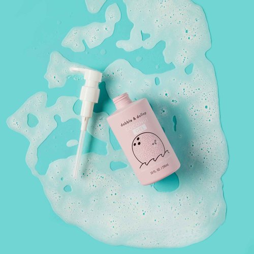 Dabble & Dollop Coconut + Vanilla Body Wash & Shampoo – 3-in-1 Natural Bubble Bath for Kids, No Parabens or Sulfates, Vegan, Gluten-Free, Tear-Free (2-Pack)