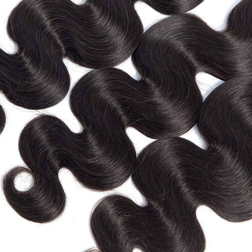BLACKMOON HAIR Indian Virgin Hair Body Wave Human Hair Bundle 100% Unprocessed Human Virgin Hair One Bundle 22 inch 100g Natural Black Color