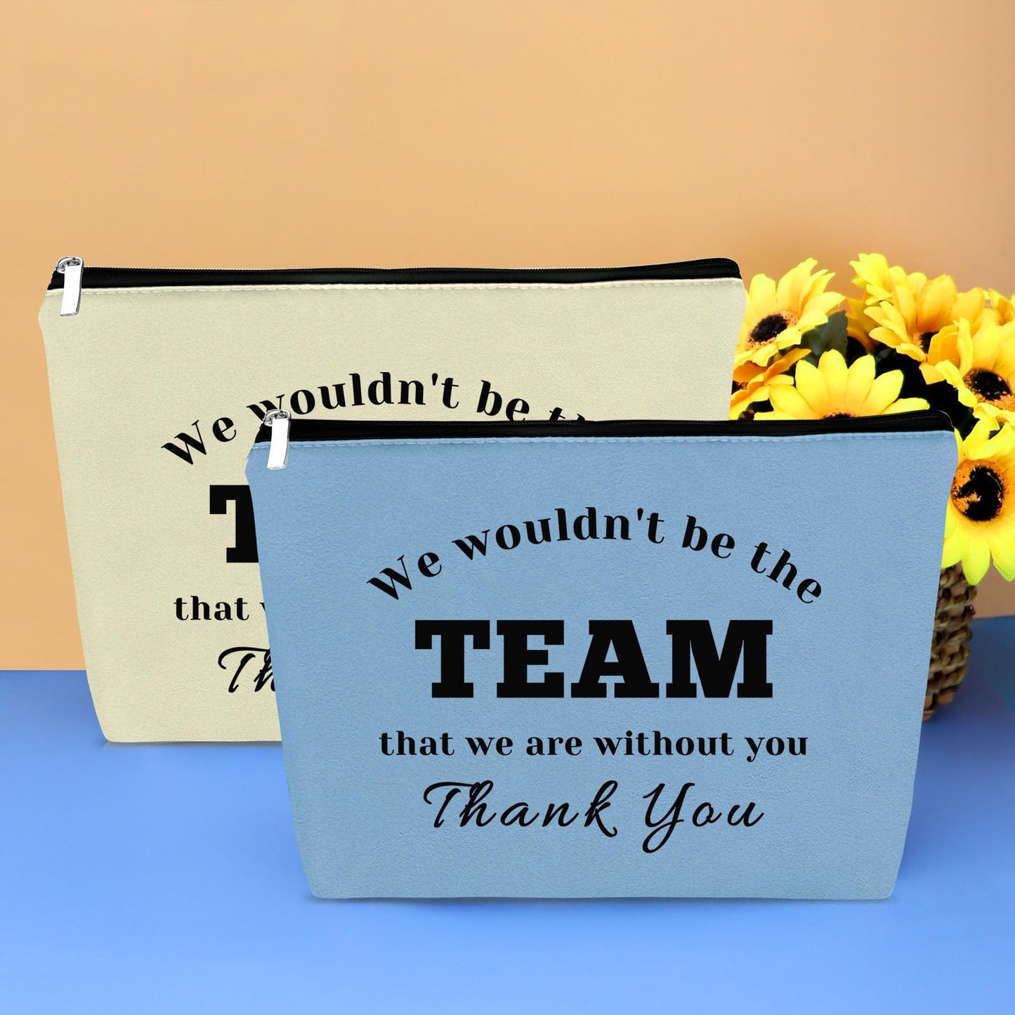 Coworker Gift Boss Leader Appreciation Gift Makeup Bag for Women Thank You Gift for Team Leader Supervisor Coach Employee Cosmetic Bag Going Away Farewell Gift for Colleague Leader Boss Day Gift