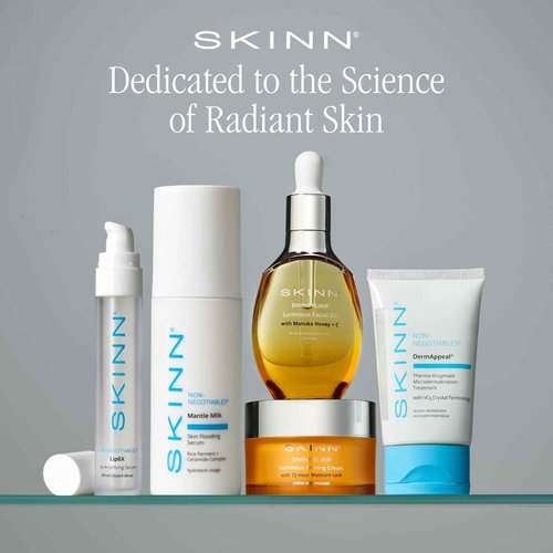 SKINN Lip Amplifying Serum, Lip6X with Peptides - Deep Moisturizing Serum Plumps, Hydrates & Smooths Lips & Boosts Collagen Production - Lip Care Products for Women
