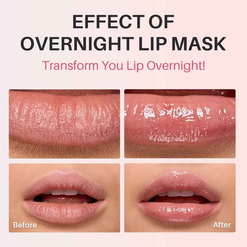 SPODARE 3-in-1 Dual-Color Sleeping Lip Mask Set – Blueberry, Grape and Lemon, Hydration & Repair for Dry Cracked Lips, Infused with Vitamin C, Lip Moisturizer for Nourishing Lips, 1.26 Fl Oz