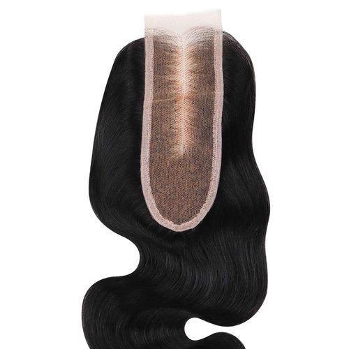 IDN BEAUTY SKINLIKE REAL HD 2X6 Lace Closure Human Hair 16 Inch Body Wave Closure Bleached Single Knots HD Closure Ultra-thin 2x6 Lace Closure Virgin Human Hair 0.1 mm Pre Plucked Hairline Closure