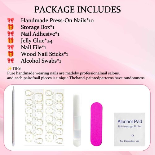 10 Pcs Handmade Press on Nails Short Curved Unique Stiletto Eagle Claw Acrylic Fake Nail with Dragon Claw Design Thickened Goth Nails Press Ons Full Cover Reusable Glue on Nail for Women（S）