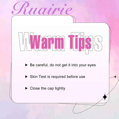 Ruairie Bond and Seal Lash Glue - Strong Hold, Waterproof, Eyelash Clusters