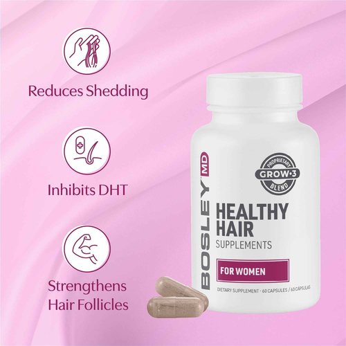 Women’s Healthy Hair Growth Supplements – DHT-Blocking Botanicals with Biotin, Niacin, Zinc & L-Lysine – Rich in Vitamins & Minerals – Supports Thicker, Fuller Hair – 60 Capsules (2-Month Supply)