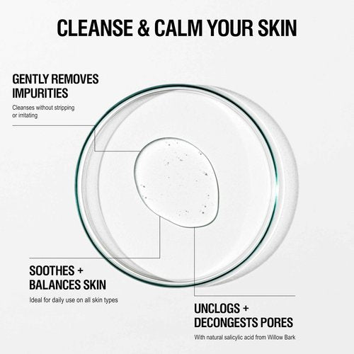Grown Alchemist Gentle Gel Facial Cleanser (200ml) Natural Face Wash. Hydrating Bergamot & Rosebud Exfoliating with Willow Bark, a Salicylic Acid Alternative.