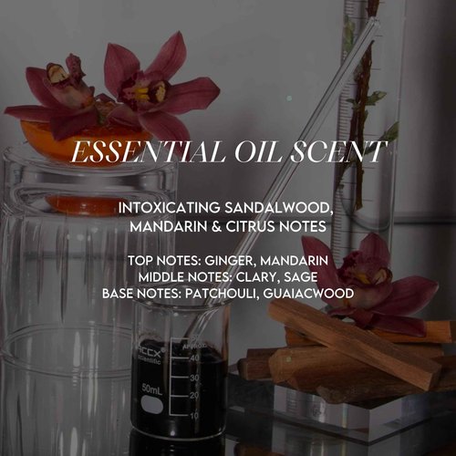 Origenere Nero Exfoliating Body Scrub. All-Natural Botanicals, Brazilian black clay, Avocado Oil, Sandalwood, Mandarin Orange, Ginger, Orange flower water. Detoxyfying Formula.