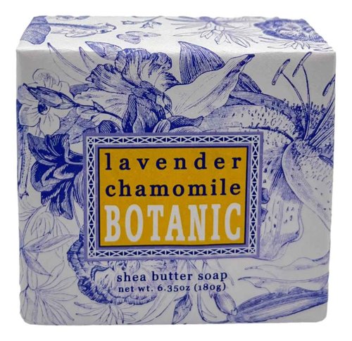 Greenwich Bay LAVENDER CHAMOMILE 3 Piece Beauty Gift Set of : BODY BUTTER, SPA SOAP, and DUSTING POWDER