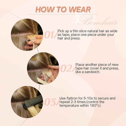 Benehair Tape in Human Hair Extensions, 12 inch Straight Invisible Tape Extensions Remy Blonde Hair Extensions 10pcs 20g Medium Brown Mix Dark Blonde 4p27