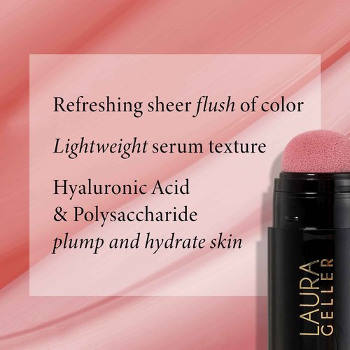 LAURA GELLER NEW YORK Serum Blush Cheek Tint Duo: Practical Pink and Poppy Peach