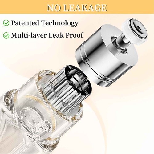 ACMYCH 2PCS Perfume Travel Refillable Bottle, Bottom-Filling Fragrances Perfume Atomizer, Empty Mini Cologne Dispenser, Portable Sprayer Pocket Size for On the Go 5ml (Black & Dark Blue)