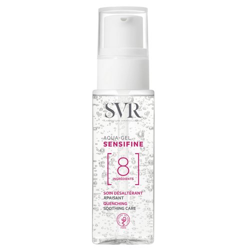SVR Sensifine Aqua Gel Face Moisturizer with Glycerin, Aloe Vera & Panthenol. Instantly Soothe & Intensely Moisturize Normal to Combination, Sensitive Skin. Fragrance Free, 1.3 Fl.oz.