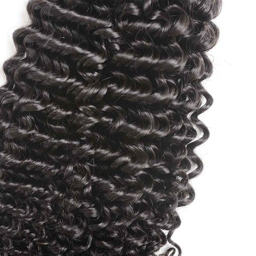 Luxnovolex Brazilian Curly Bundles Human Hair Kinky Curly 4 Bundle Short Virgin Human Hair Deals 50g/Bundle Unprocessed Remy Jerry Curly Brazilian Hair Bunldes Human Hair Weave