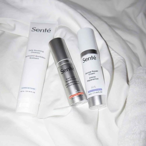 Sente Daily Soothing Facial Cleanser For Dry and Sensitive Skin - Gently Removes Oil, Impurities and Makeup - with Vitamin E - 5.5 Fl Oz