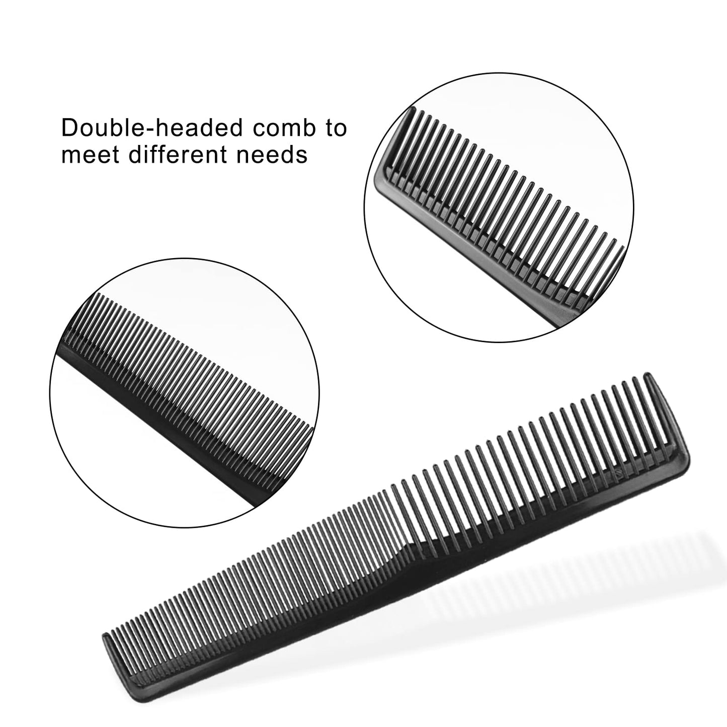 Hipruict Individually Wrap Combs, 100 PCS Disposable Hair Combs, Wide and Fine Teeth, Individual Comb Bulk for Hotels, Homeless Shelter, Church, Hospital