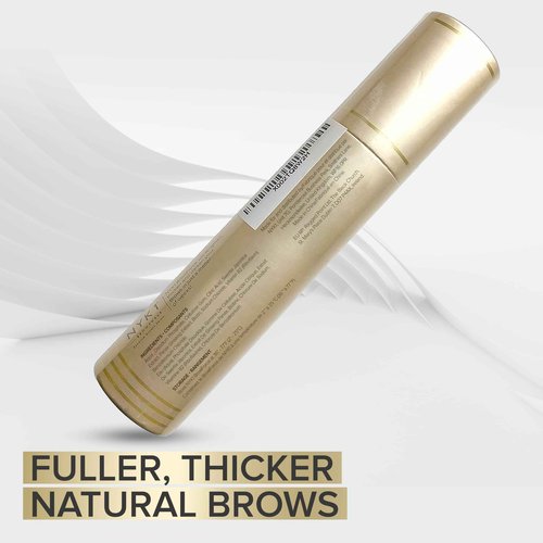NYK1 CONCENTRATED Eyebrow Growth Serum For Thicker Brows (XL - 8ml) BrowForce Eyebrow Serum To Grow Brows Fuller Thicker Natural Eye Brow - Advanced Brow Growth Serums Formula For Eyebrows Regrowth