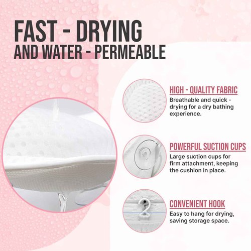 NdtPanopsia Cute Cat Paw Bath Pillow | Ergonomic Spa Cushion with Non-Slip Design | Quick-Drying, Supports Head, Neck & Back | Unique Gift for Women