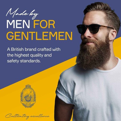 Seven Potions Beard Brush For Men With 100% First Cut Boar Bristles. Made in Pear Wood With Firm Bristles To Tame and Soften Your Facial Hair