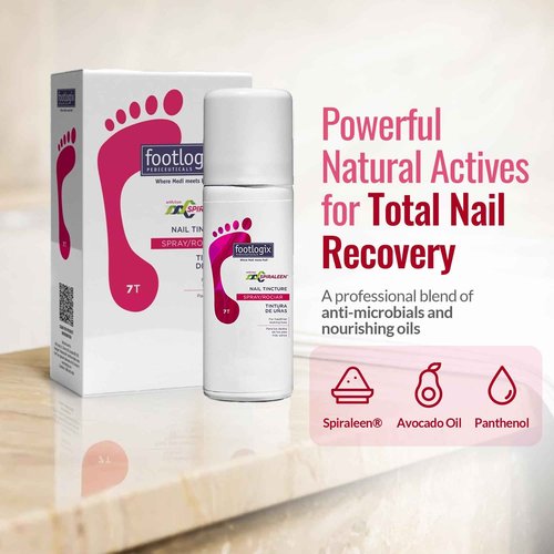 FOOTLOGIX Nail Tincture Spray with Spiraleen, 1.69 Fl Oz (Pack of 1)